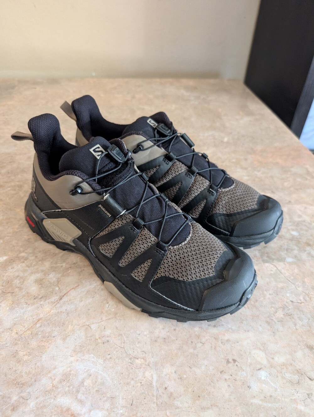Salomon X Ultra 4 Low Bungee Cord Black Low Hiking Shoes #413859 Men's Size 11 - Picture 6 of 14